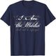 I Am The Militia Pro 2nd Amendment Support T-Shirt - T-Shirt | Navy