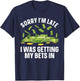 Funny Sports Betting Design Women Sports Gambling T-Shirt - T-Shirt | Navy