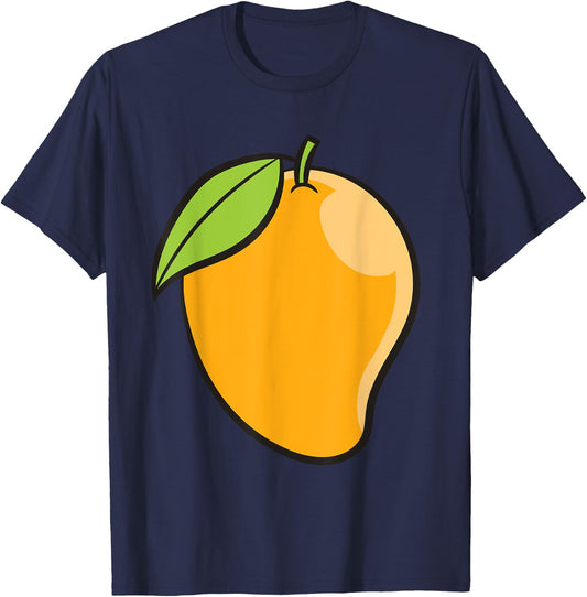Mango Costume Lazy Halloween Costume Funny Mango T-Shirt - T-Shirt | Navy