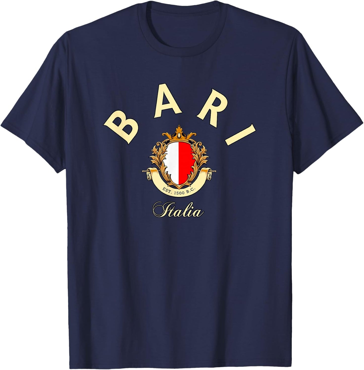 Bari Italia Bari trip Bari fanBari Italy, Bari vacation T-Shirt - T-Shirt | Navy