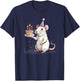 Happy Birthday Rat with B-Day Cake Costume T-Shirt - T-Shirt | Navy
