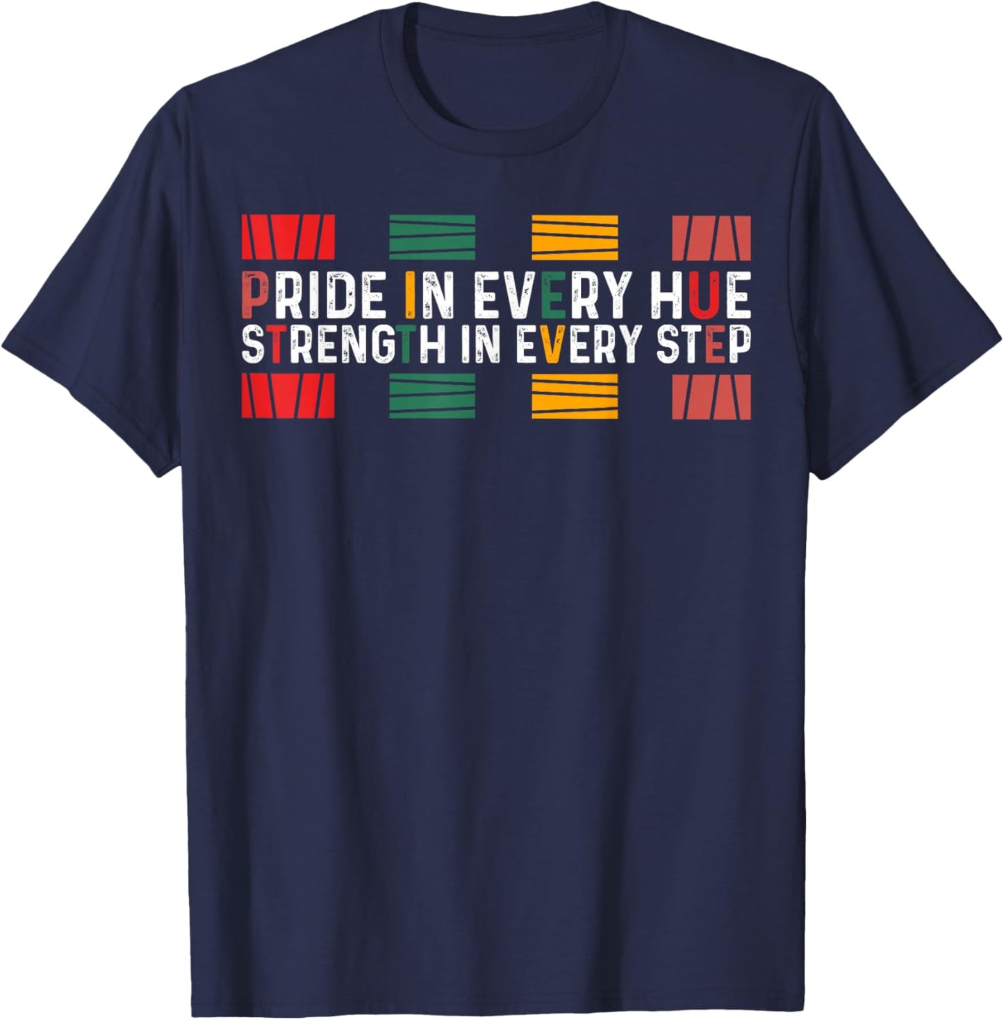 African American Country Celebration Black History Month T-Shirt - T-Shirt | Navy