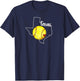 Texas Softball , Small, Black T-Shirt - T-Shirt | Navy