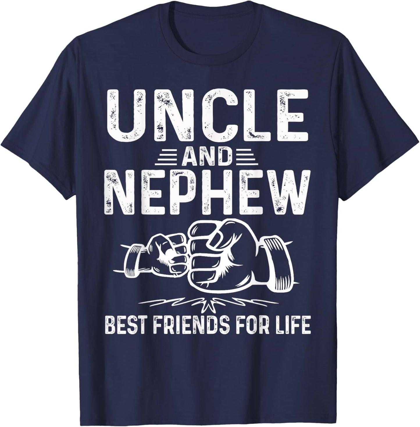 Uncle and nephew best friends for life Matching T-Shirt - T-Shirt | Navy