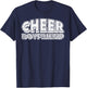 Cheerleader Cheer Boyfriend Cheerleading Bf Men Boys Teens T-Shirt - T-Shirt | Navy