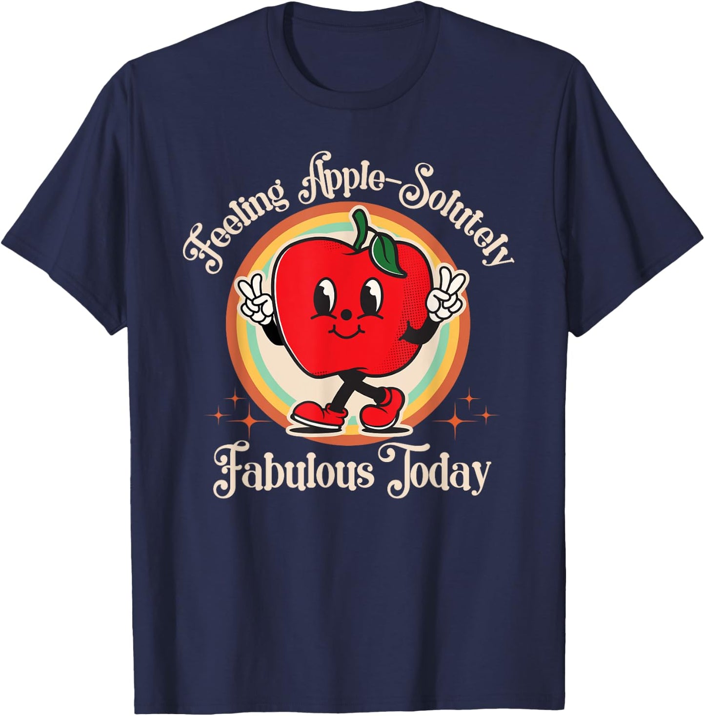 Apple Picking Crew Funny First Apple Picking Matching Family T-Shirt - T-Shirt | Navy