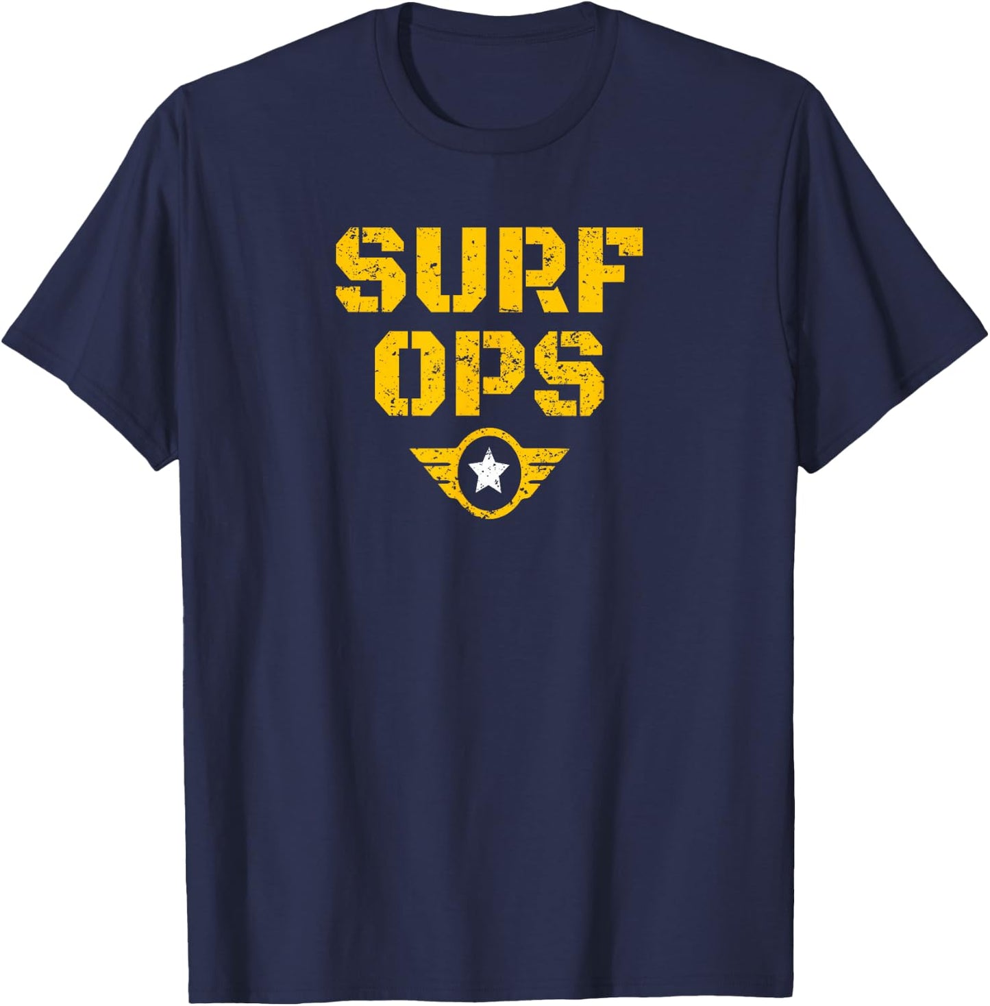 Surf Ops Kilgore Surf Club SURF of FIGHT Double-sided T-Shirt - T-Shirt | Navy