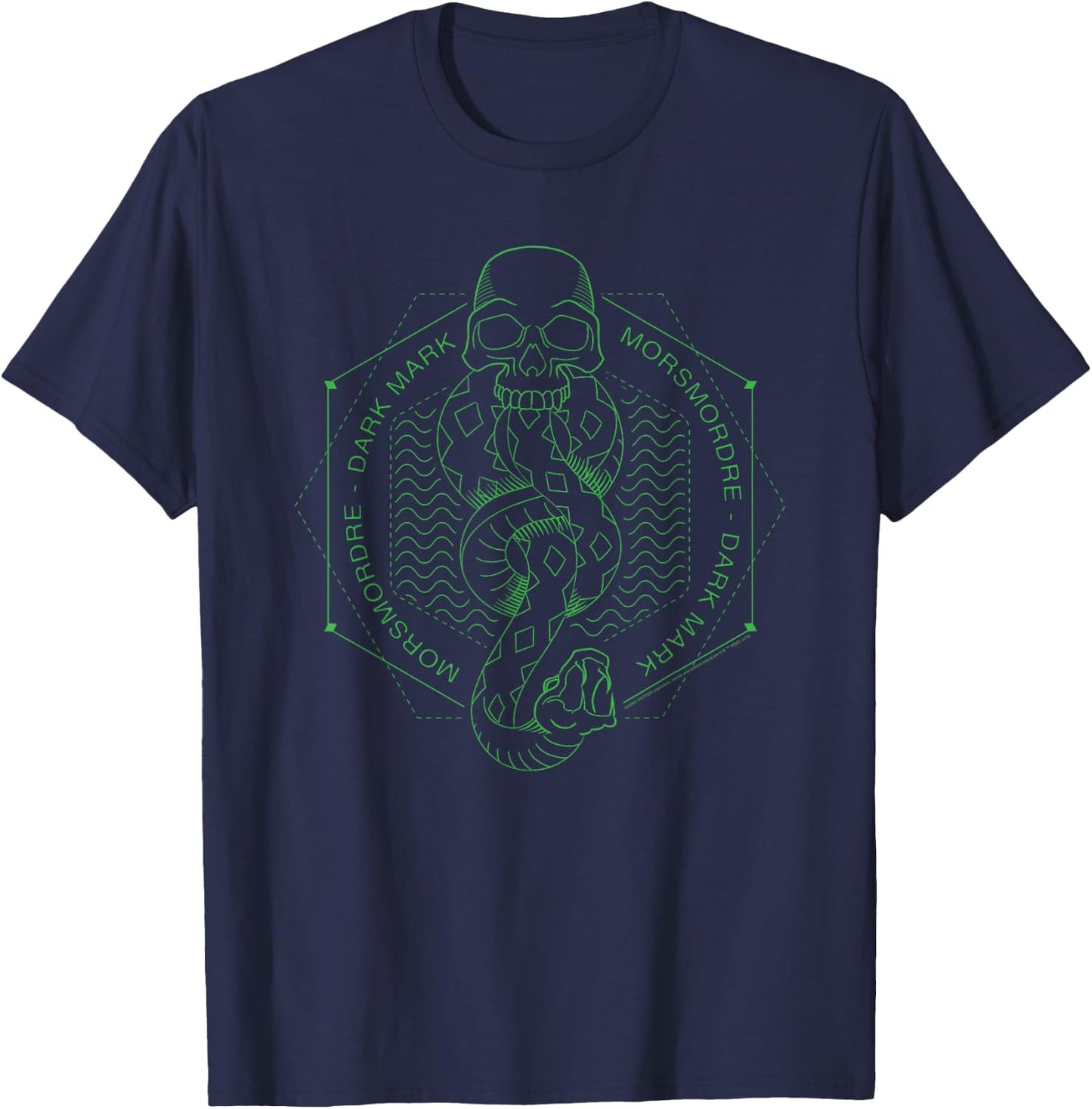 Popfunk Harry Potter Morsmordre Dark Mark T-Shirt - T-Shirt | Navy