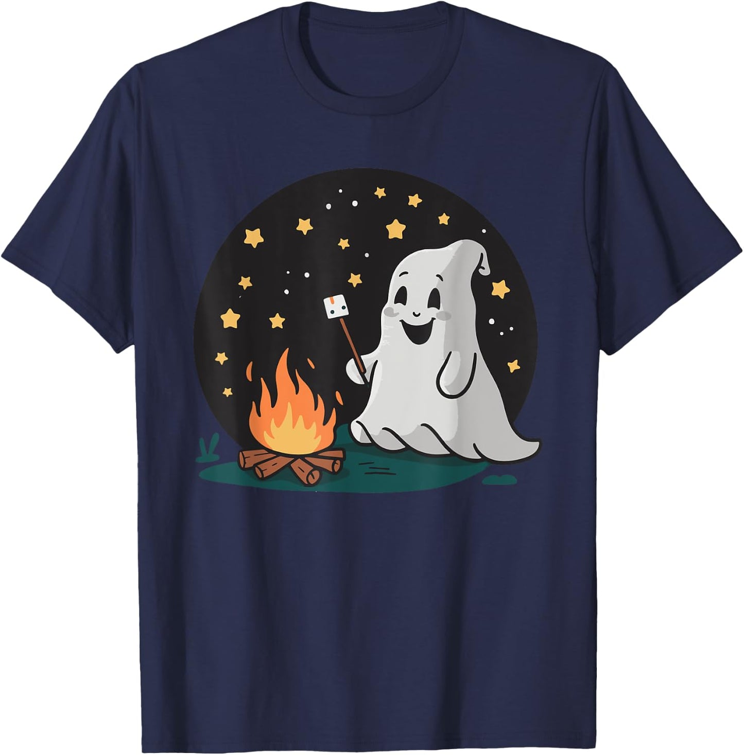 Ghost Camping T-Shirt - T-Shirt | Navy