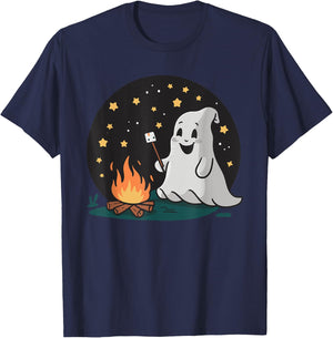Ghost Camping T-Shirt - T-Shirt | Navy