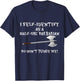 Funny Gamer : I Self-Identify as a Half-Orc Barbarian T-Shirt - T-Shirt | Navy