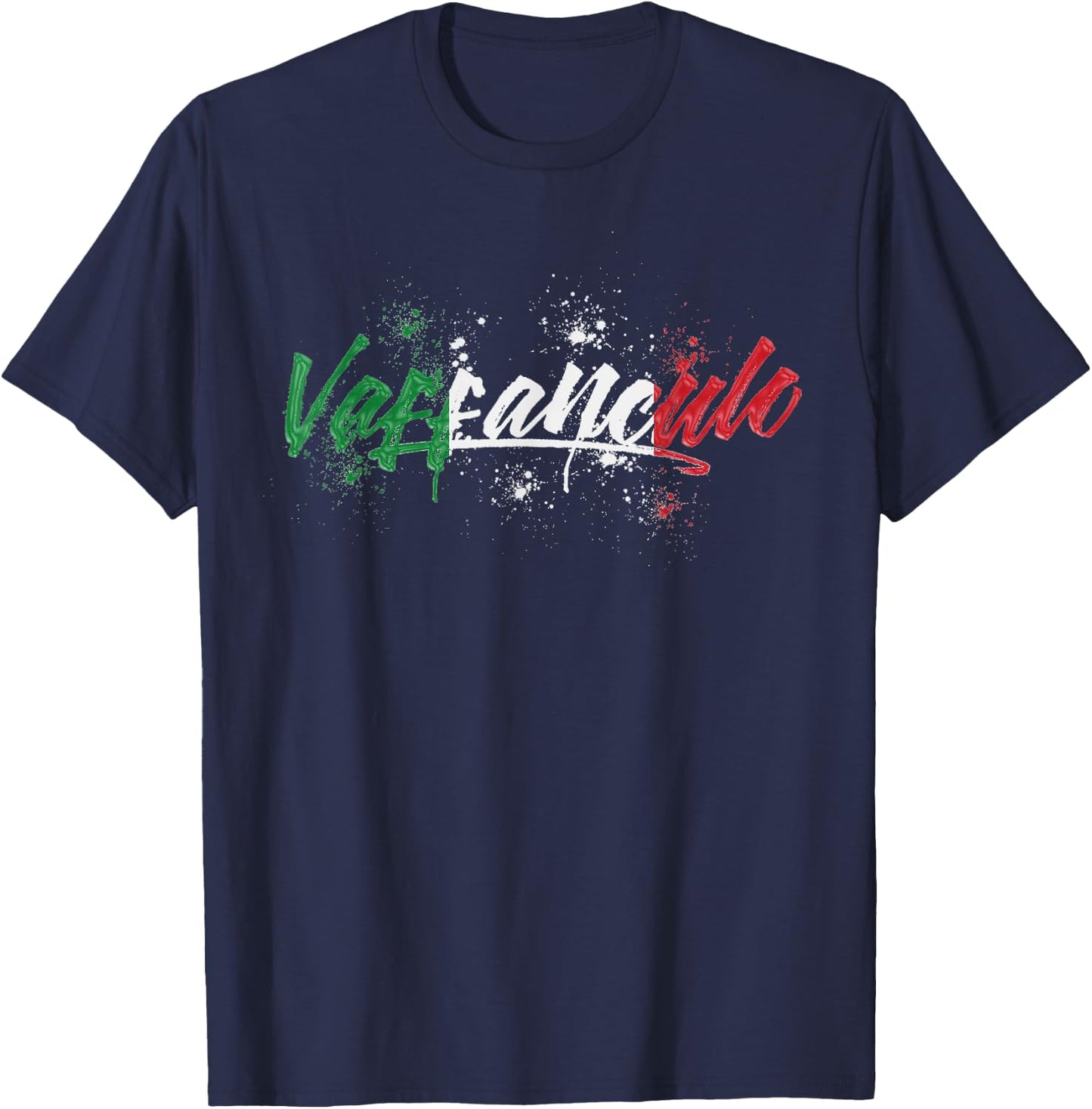 Vaffanculo Funny Italian Saying From Italy T-Shirt - T-Shirt | Navy