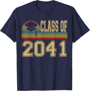 Class of 2041 grow with me shirt T-Shirt - T-Shirt | Navy