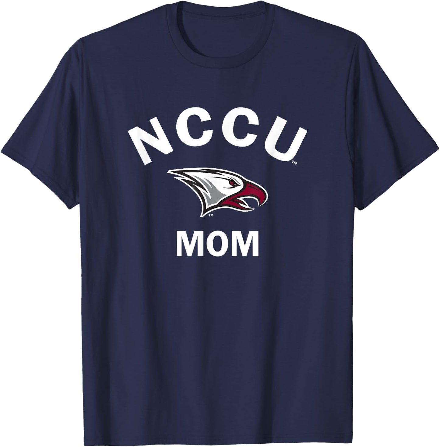 North Carolina Central NCCU Eagle Arched Mom T-Shirt - T-Shirt | Navy