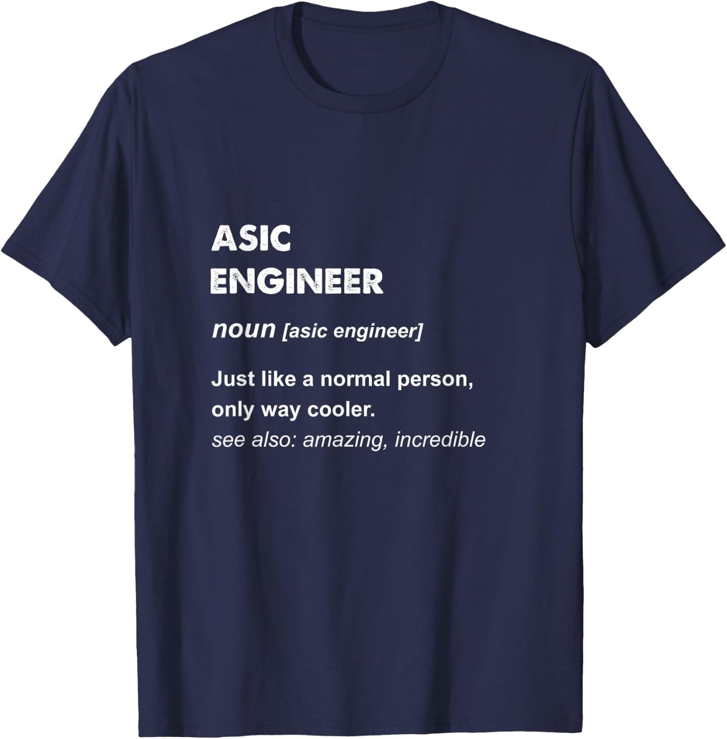 Asic Engineer T-Shirt - T-Shirt | Navy