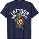 Tattoos Are Trashy T-Shirt - T-Shirt | Navy