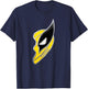 Marvel Studios Deadpool & Wolverine Best Friends Heart Right T-Shirt - T-Shirt | Navy