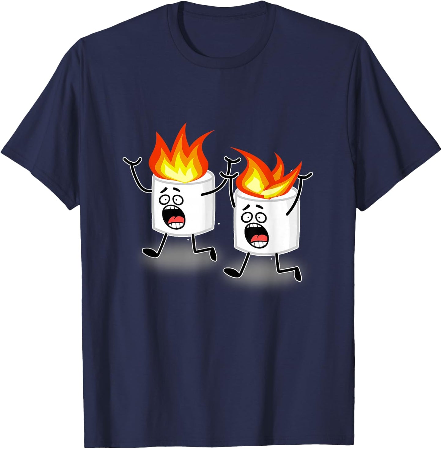 Children's Camp Camping Funny Boys Kids T-Shirt - T-Shirt | Navy