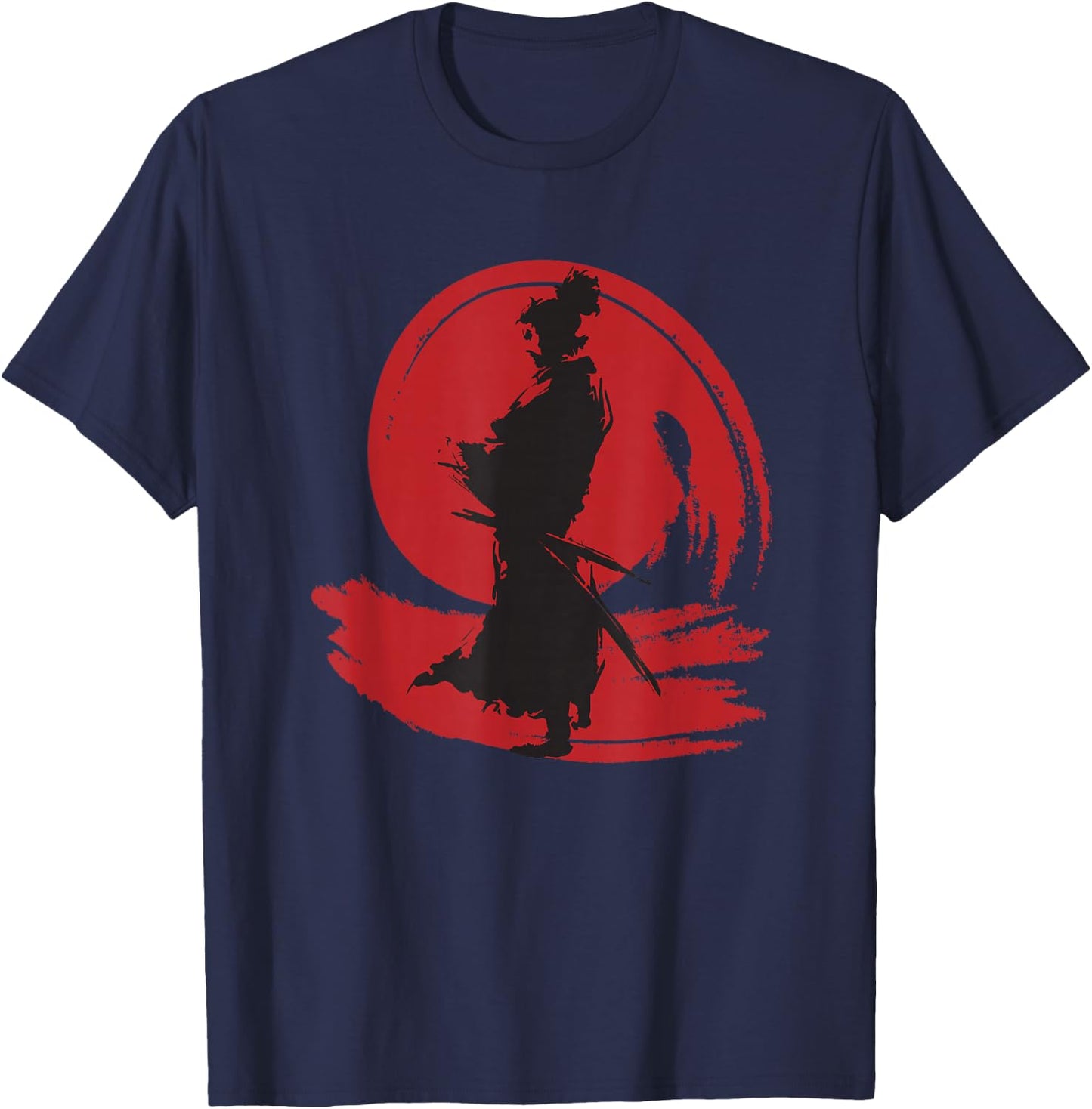 Miyamoto Musashi Samurai Bushido Warrior Wisdom T-Shirt - T-Shirt | Navy