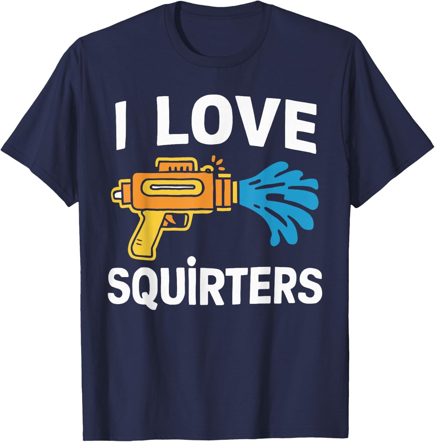 Redneck Squirter White Trash Party Attire Hillbilly Costume T-Shirt - T-Shirt | Navy