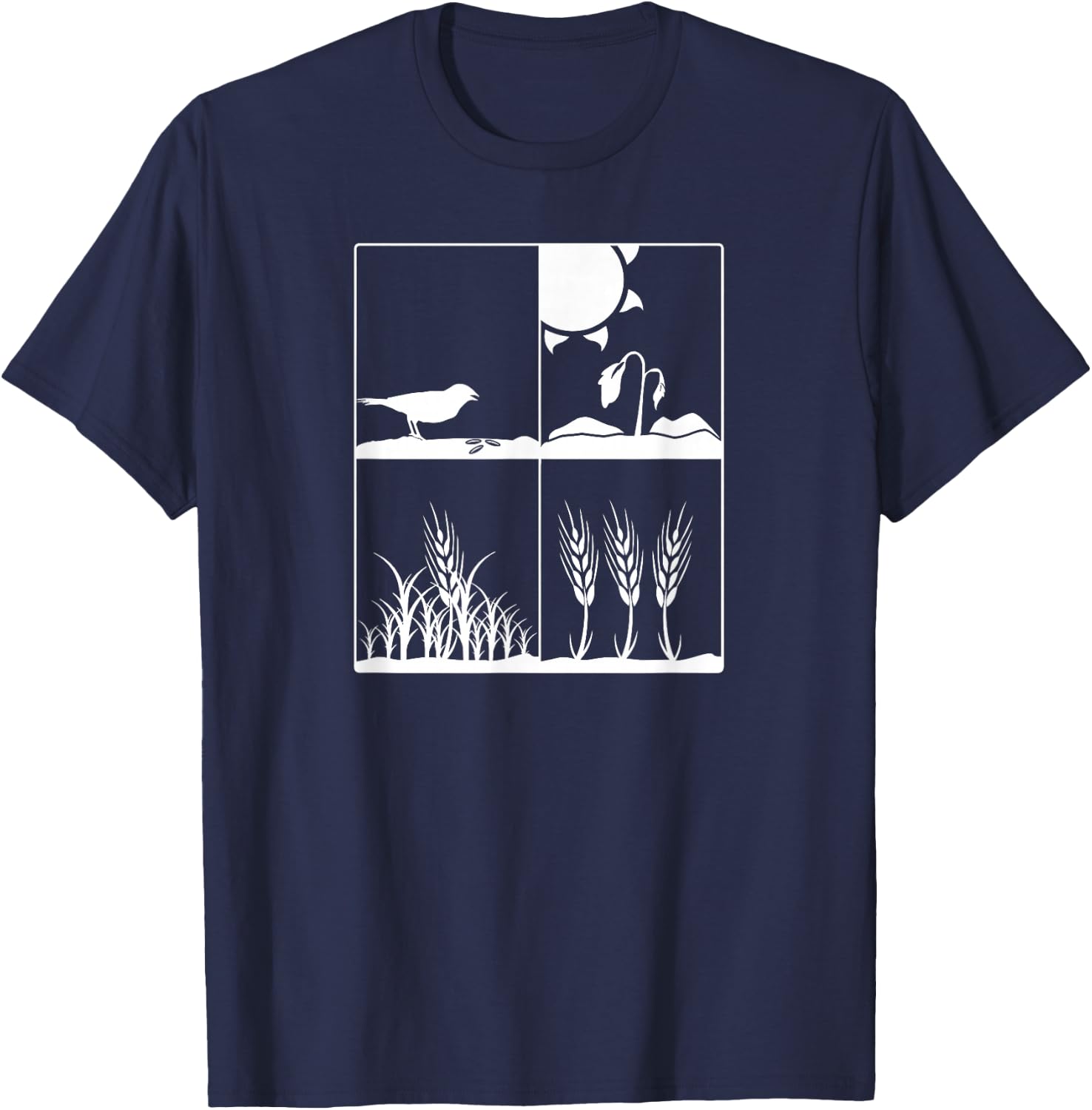 Parable of the Sower Christian T-Shirt - T-Shirt | Navy