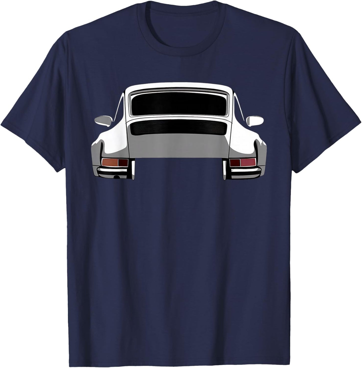 Legendary Racing Sports Car Iconic Racing Car 911 Silhouette T-Shirt - T-Shirt | Navy