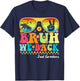 Bruh We Back 2nd Graders First Day Of School Back to School T-Shirt - T-Shirt | Navy