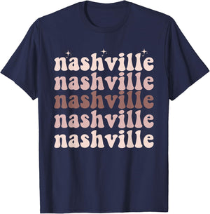 Cute Boho Aesthetic Southern Cowgirl Country Music Howdy T-Shirt - T-Shirt | Navy