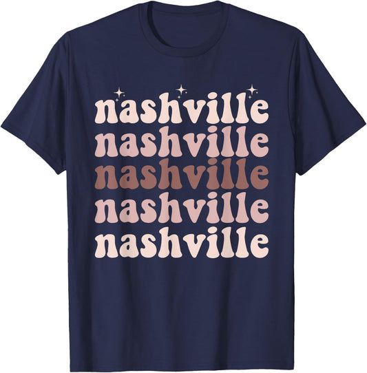 Cute Boho Aesthetic Southern Cowgirl Country Music Howdy T-Shirt - T-Shirt | Navy