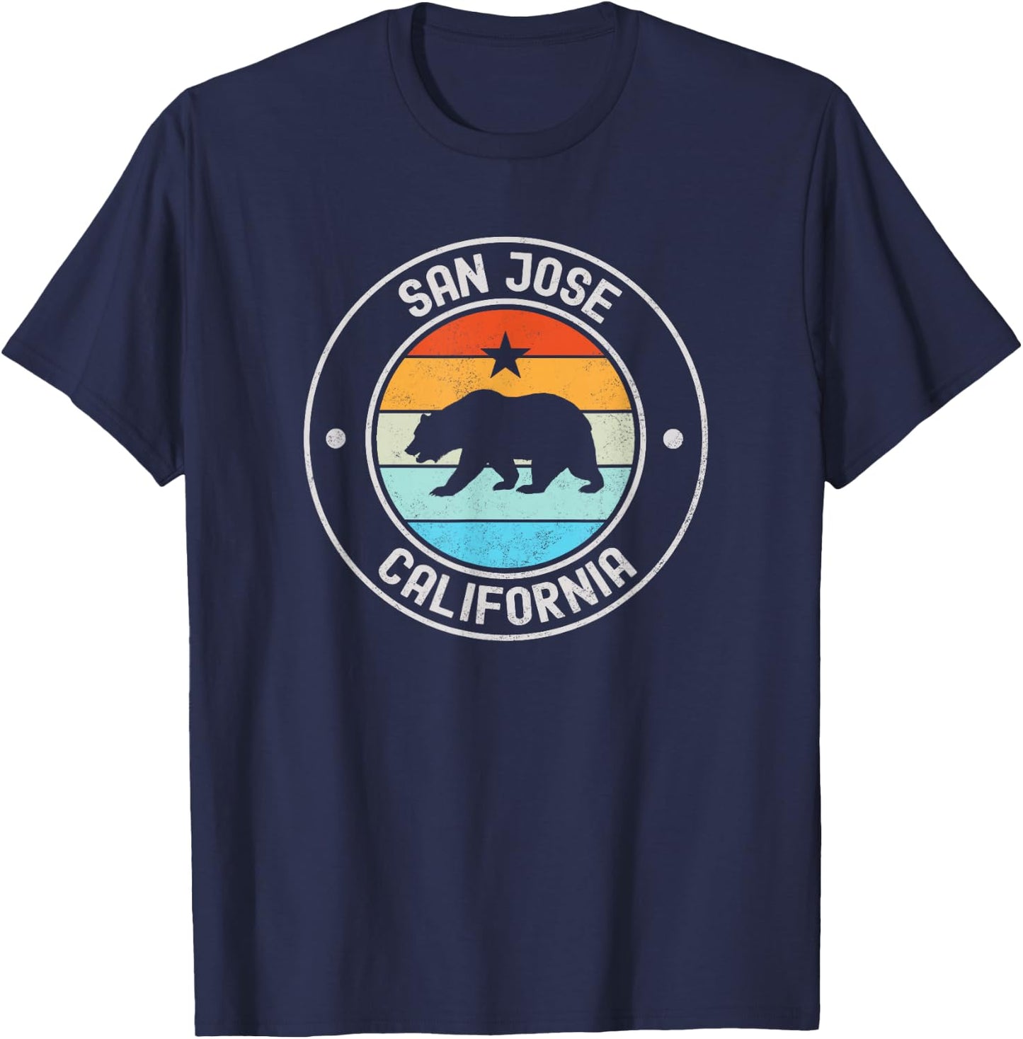 San Jose, California T-Shirt - T-Shirt | Navy