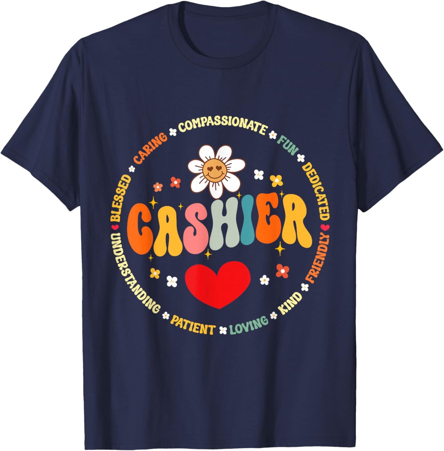Food Services Crew Cafeteria Worker Helper School Cashier T-Shirt - T-Shirt | Navy