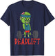 Zombie Deadlift Funny Gym Halloween Workout Fitness Men PT T-Shirt - T-Shirt | Navy