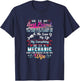 My Husband Is A Mechanic And I Am Proud To Be His Wife T-Shirt - T-Shirt | Navy