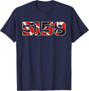 Vintage Art 5150 Graphic Musician Funny Apparel For Lovers T-Shirt - T-Shirt | Navy