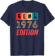 Vintage Gen X 1976 Women Mom Dad T-Shirt - T-Shirt | Navy