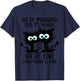 Silver Wedding We're Married For 25 Years T-Shirt - T-Shirt | Navy