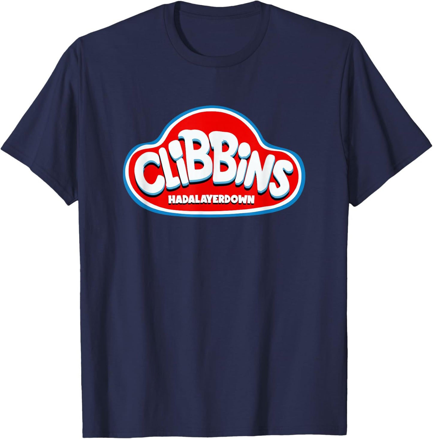 CLIBBINS - HADAYLAYERDOWN Gobbless Hoss Grass Clibbins T-Shirt - T-Shirt | Navy