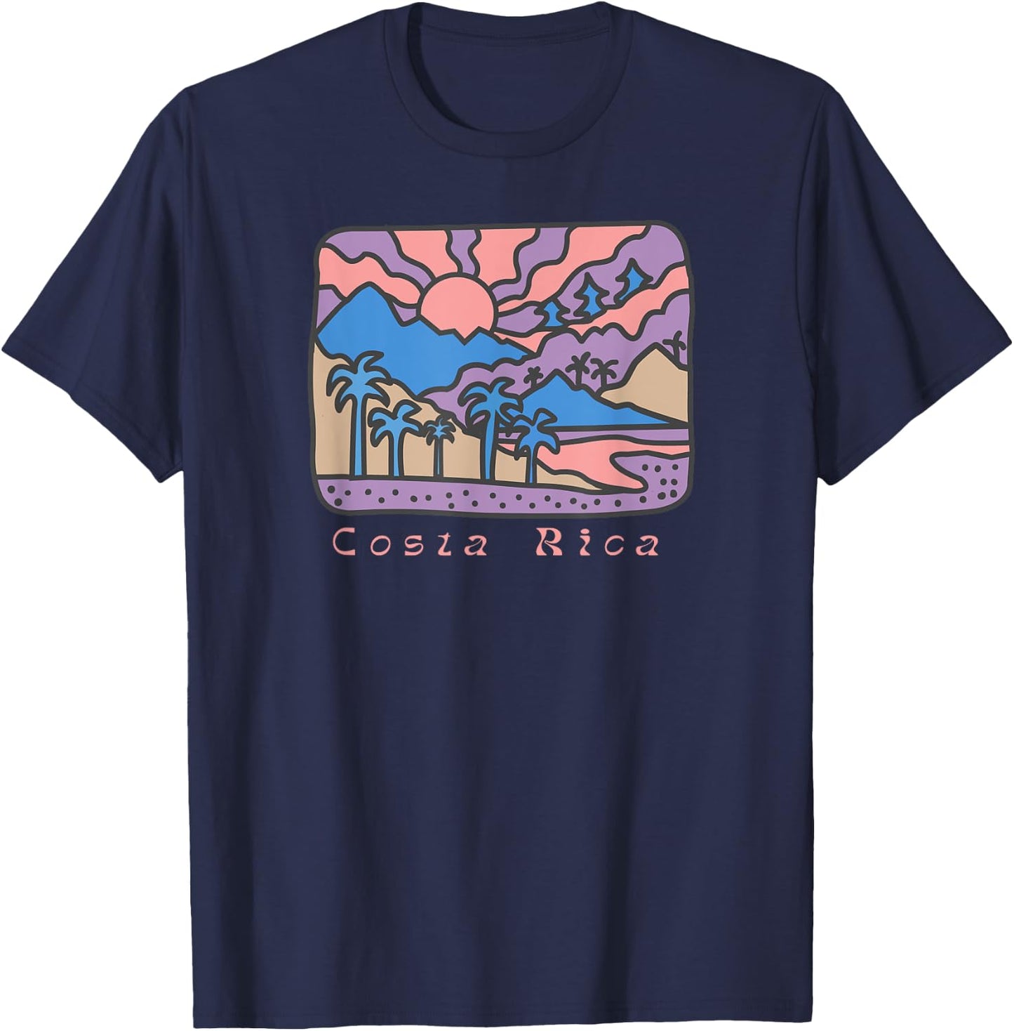 Costa Rica T-Shirt - T-Shirt | Navy