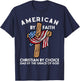 American Faith Christian Choice Dad Grace Of God Fathers Day T-Shirt - T-Shirt | Navy