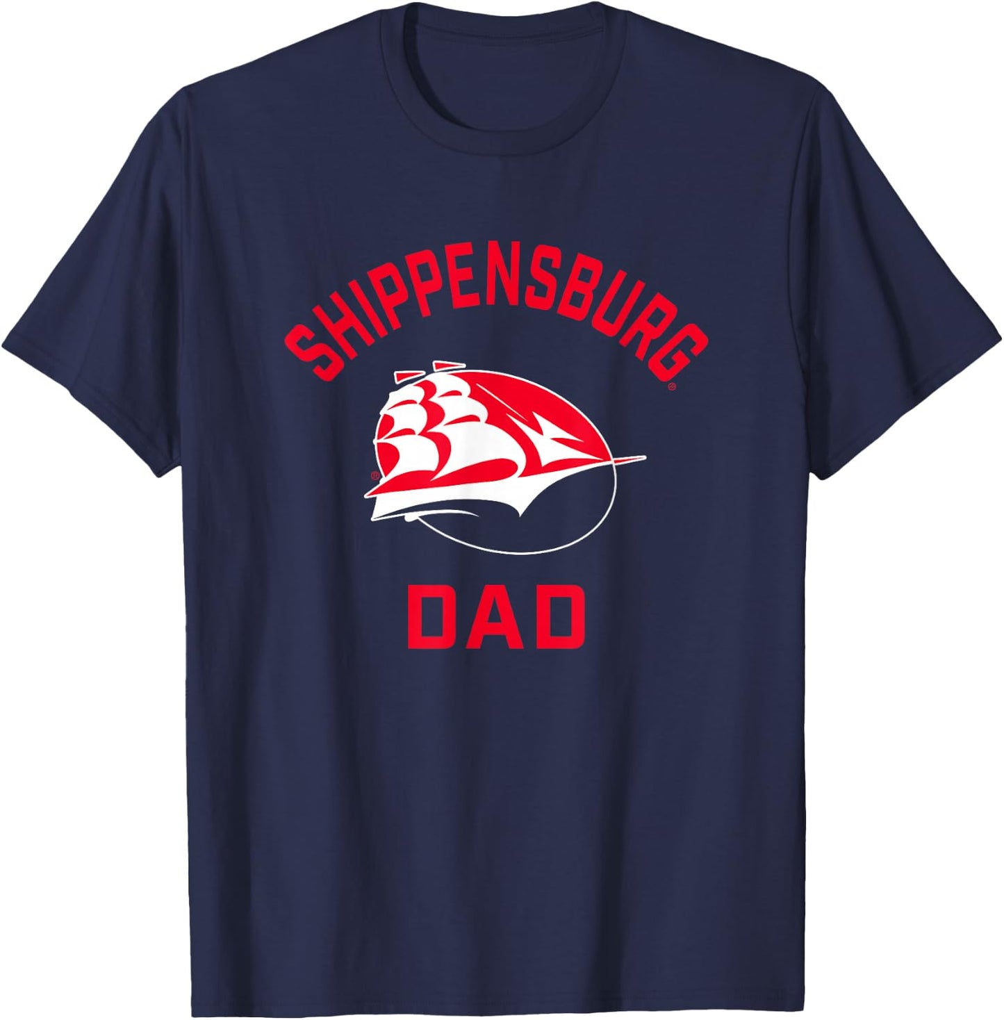 Shippensburg University Raiders Arched Dad T-Shirt - T-Shirt | Navy