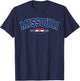 Missouri Flag US State Classic Sports Missouri T-Shirt - T-Shirt | Navy