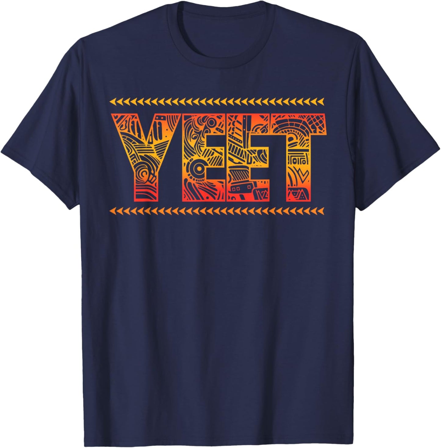 Yeet Funny Summer Saying Quote Slang Men Boys Kids Women T-Shirt - T-Shirt | Navy