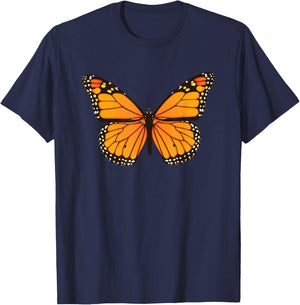Cute Monarch Butterfly T-Shirt - T-Shirt | Navy
