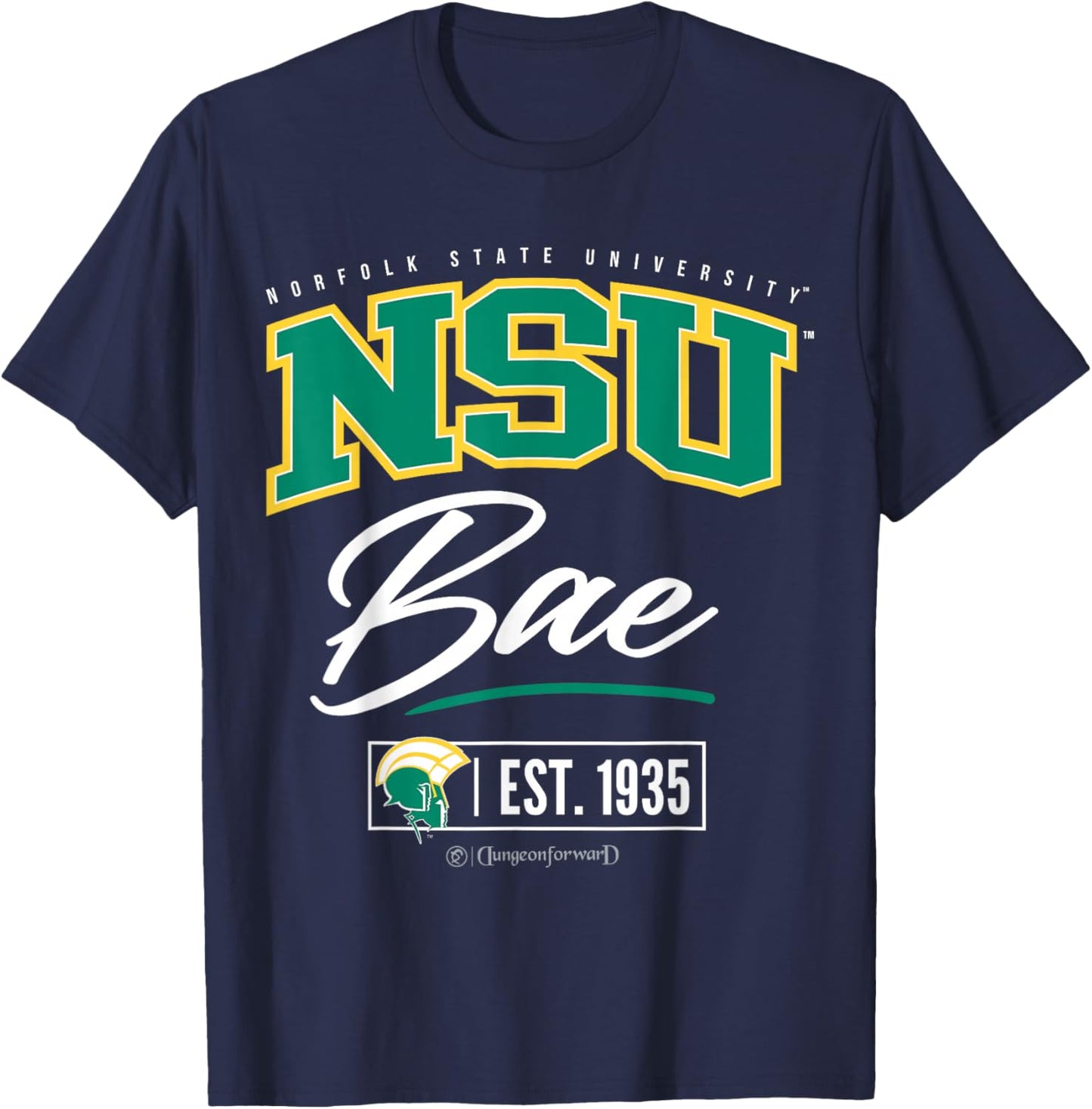 Norfolk State University - NSU HBCU Bae T-Shirt - T-Shirt | Navy