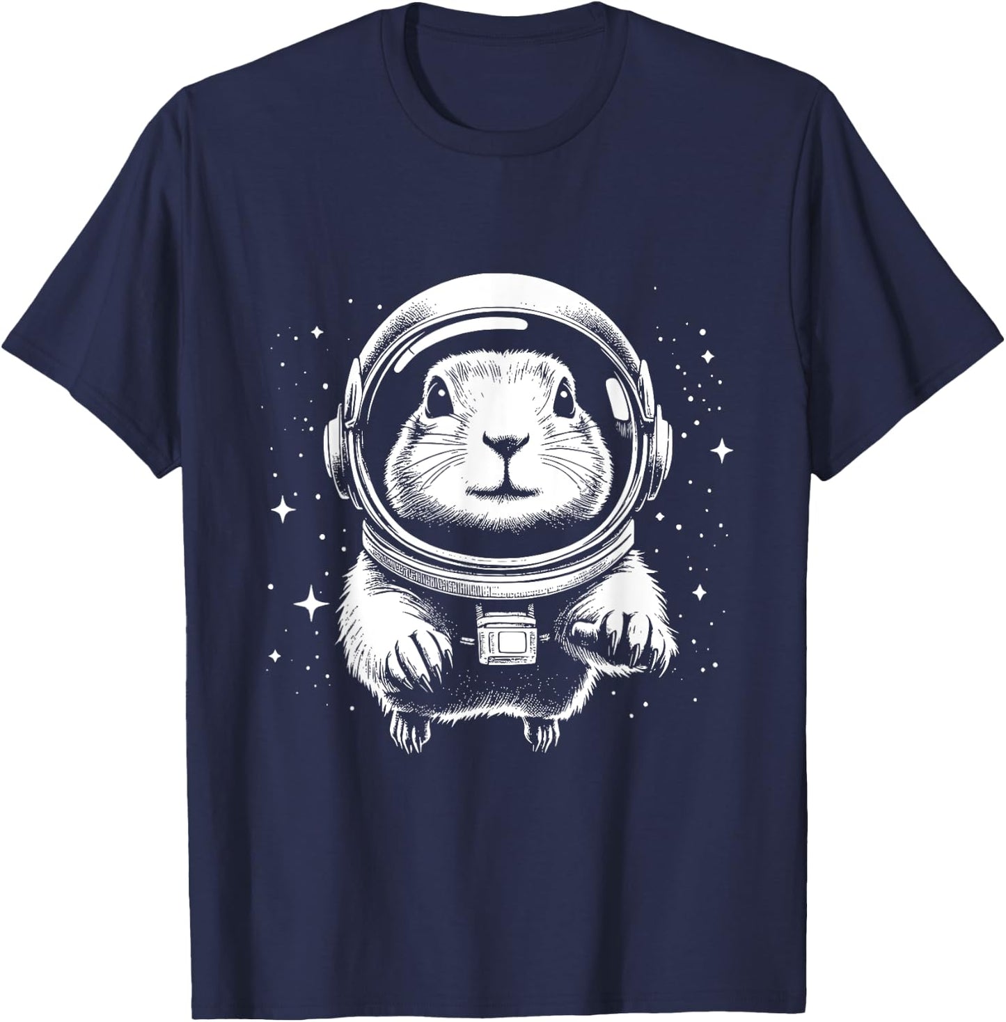 Prairie Dog Dad Mom Space - Astronaut Prairie Dog Women T-Shirt - T-Shirt | Navy