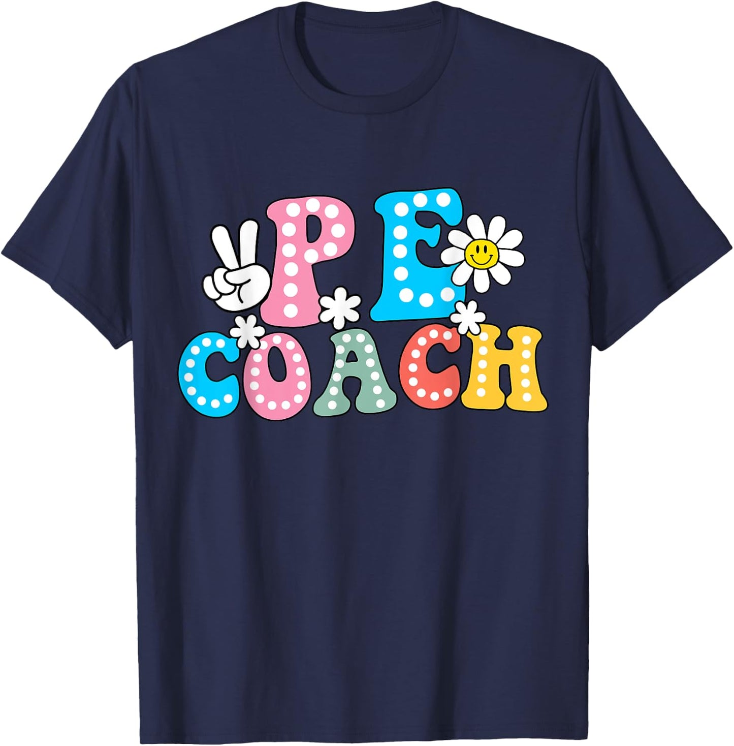 Funny Physical Education P.E Instructor Coach Teacher Gym Women T-Shirt - T-Shirt | Navy