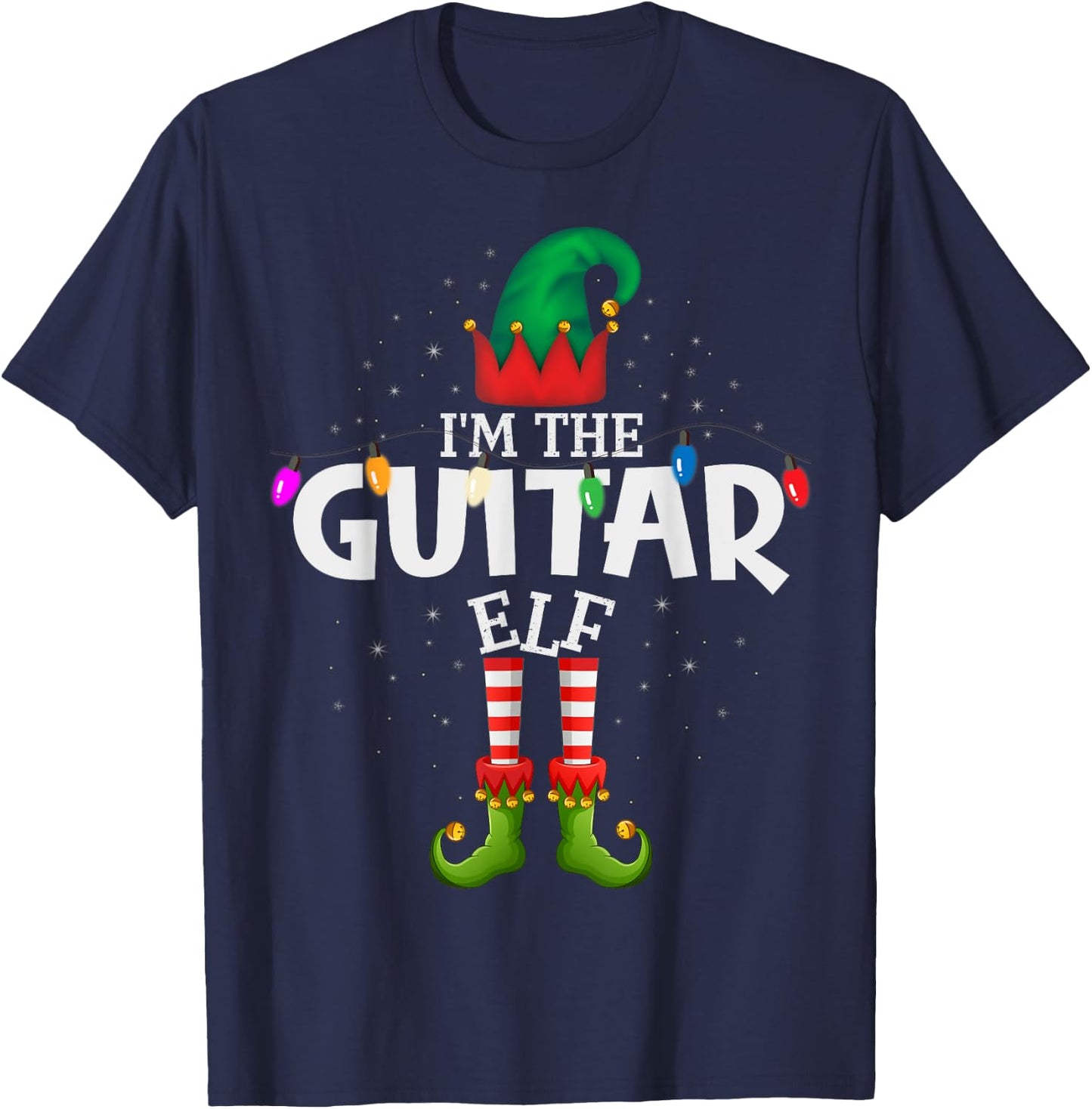 I'm The Guitar Matching Christmas Family T-Shirt - T-Shirt | Navy