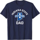 Indiana State University Sycamores Arched Dad T-Shirt - T-Shirt | Navy