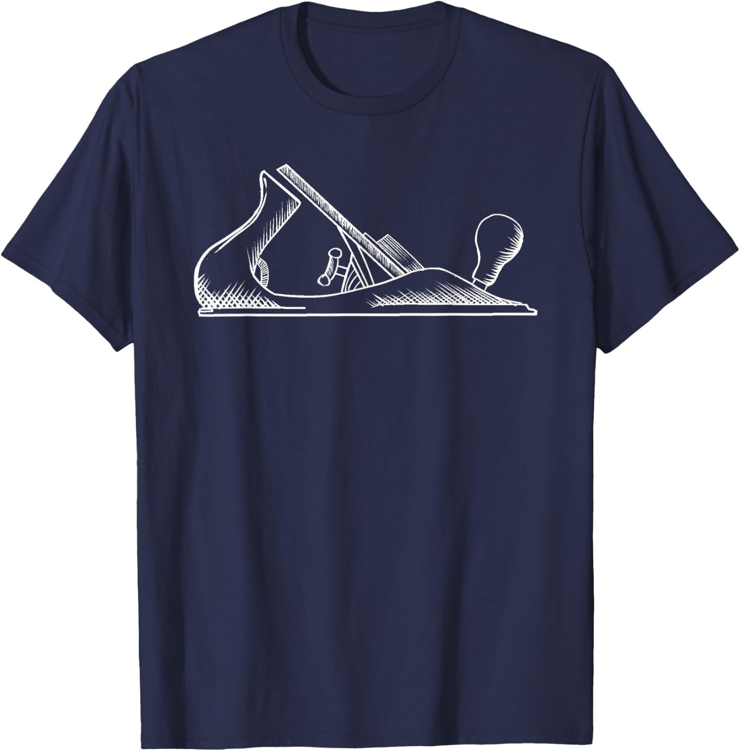 Funny Woodworking Wood Worker Carver Carpenter Planer Gift T-Shirt - T-Shirt | Navy