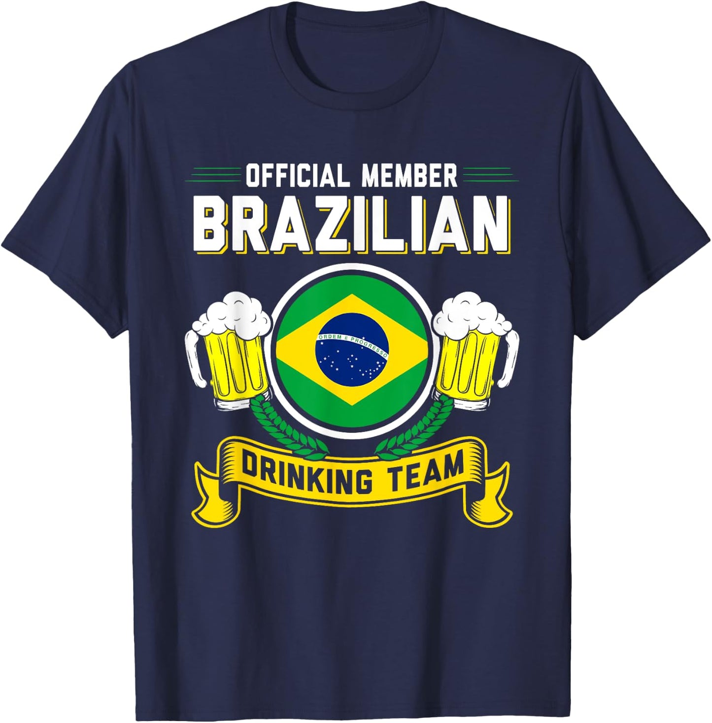Brazilian Drinking Team Member T-Shirt - T-Shirt | Navy